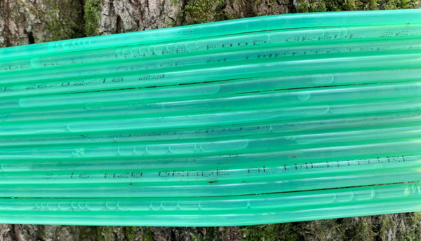 small diameter tubing is used for natural vacuum in maple sap collection systems
