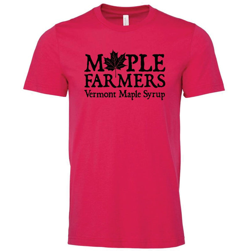 Maple Farmers Vermont Maple Syrup T-shirt Fuchsia