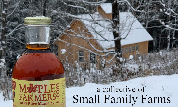 Vermont maple syrup from a collective of small family farms