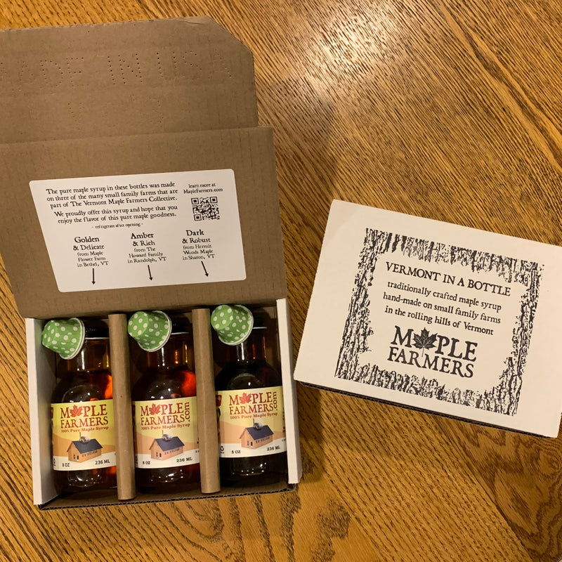 Pure Vermont Maple Syrup - gift pack