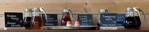 Vermont Maple Syrup Tasting 