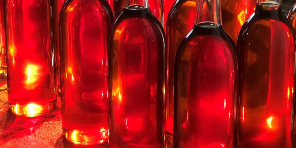 Glass bottles are the best containers for pure Vermont maple syrup