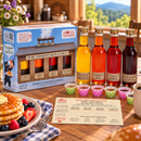 Vermont sugarhouse maple syrup sampler from Maple Farmers - complete tasting kit from small family farms - try them all on pancakes