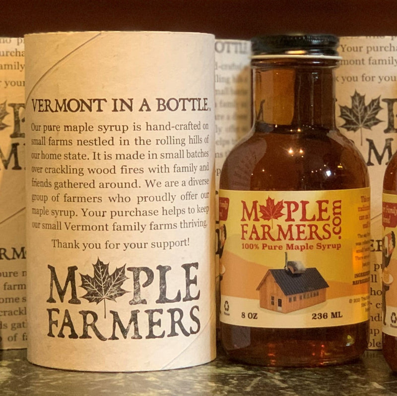 pure Vermont maple syrup from Maple Farmers